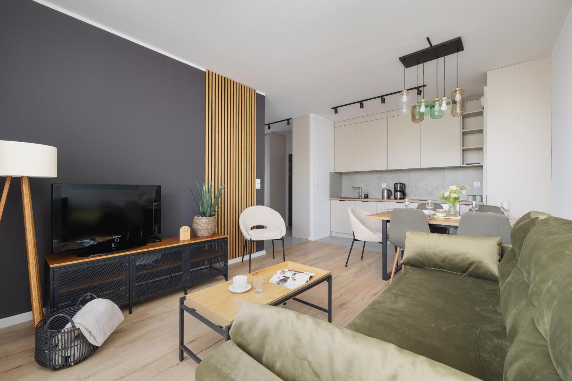 Stylowy Apartament Z Dwiema Sypialniami Balkonem I Parkingiem By Noclegi Renters Kattowitz Exterior foto